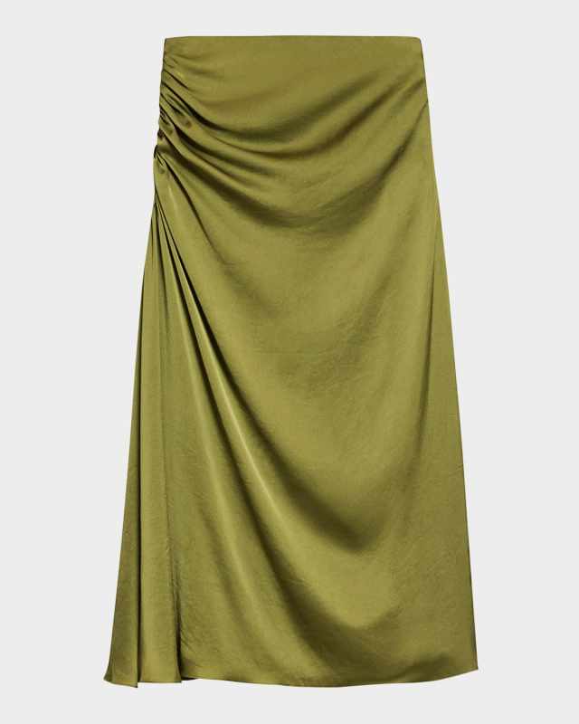 Side Ruched Skirt